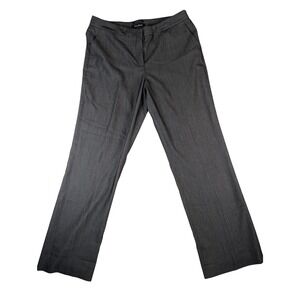 Evan‎ Picone Women's Pinstripe Black Dress Plants Stretch Size 12 Career Pockets